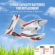 Charger l'image dans la visionneuse de galerie, Amocart EPP Foam RC Plane 2.4G 3CH Radio Control Aircraft Sea And Air RC Glider Water Land Flying Airplane Toys Gift For Boys