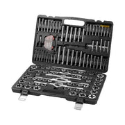 Load image into Gallery viewer, SucceBuy 116-Piece Tap and Die Set Include Metric and SAE Size Bearing Steel Taps and Dies Essential Threading Tool - AMOCART