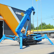 Charger l'image dans la visionneuse de galerie, Grue araignée sur chenilles télescopique personnalisée avec radiocommande hydraulique, avec fléchette à longue portée