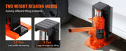Load image into Gallery viewer, SucceBuy Hydraulic Toe Jack 2.5 Ton On Toe Toe Jack Lift 5T On Top Lift Capacity Machine Jack 0.8-5.3 in Toe Height 8.9-13.4 Top