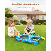 Load image into Gallery viewer, Amocart Water Play Table Children's Outdoor Beach Toy with 39PCS Accessories Summer Water Park Playset for Kids Activity