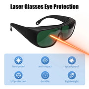 Load image into Gallery viewer, Laser Protective glasses 10600nm OD6 UV400 532nm 808nm 1064nm Laser Safety Glasses IPL glases Laser Protection Laser glasses