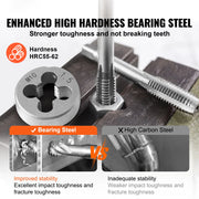 Load image into Gallery viewer, Tap and Die Set 40PCs 60PCs 80PCs 110/116PCs Metric SAE Standard Bearing Steel Taps and Dies Essential Threading Tool