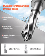 Load image into Gallery viewer, Amocart Magnetic Drill 1450W Motor Boring Diameter 2810 lbf Portable Electric Mag Drill Press Variable Speed Drilling Machine