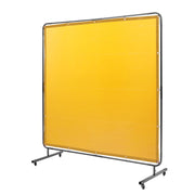Bild in Galerie-Viewer laden, SucceBuy Welding Screen with Frame 6' x 6' Welding Curtain Screen Flame-Resistant Vinyl Welding Protection Screen