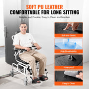 Load image into Gallery viewer, Indoor Bathroom Shower , SucceBuy Aluminum Alloy Mobility Chair for Elderly