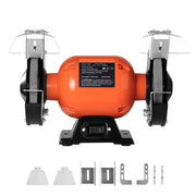 Charger l'image dans la visionneuse de galerie, Meuleuse d'établi SucceBuy, meuleuse d'établi à vitesse unique 1750 tr/min, meuleuses de table à basse vitesse avec moteur à induction, support d'outil réglable