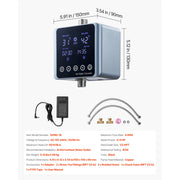 Load image into Gallery viewer, SucceBuy Digital Smart Instant Hot Water Recirculating Pump Kit with Built-in Thermostat Timer Digital Screen for Water Heaters
