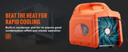 Bild in Galerie-Viewer laden, Amocart 3/4 1HP Refrigerant Recovery Machine Portable AC Recovery Machine 60Hz Recovery Machine HVAC for Car Air Conditioning