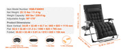 Load image into Gallery viewer, Amocart Zero Gravity Chair Zero Gravity Recliner Lounge Chair Adjustable Anti Gravity Chair with Cushion Footrest and Cupholder