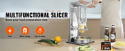 Load image into Gallery viewer, Commercial French Fry Cutter Amocart with 4 Replacement Blades for Potato & Lemon, Extended Handle