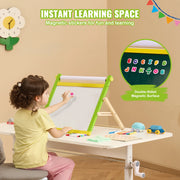 Bild in Galerie-Viewer laden, Amocart Children Magnetic Drawing Board 3-in-1 Double-Sided Wooden Kids Art Easel with Painting Accessories for Boys Girls Toys