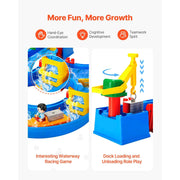 Load image into Gallery viewer, Amocart Water Play Table Children's Outdoor Beach Toy with 39PCS Accessories Summer Water Park Playset for Kids Activity