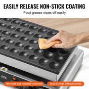 Load image into Gallery viewer, SucceBuy 50Pcs Mini Dutch Pancake Maker Dorayaki Baker Machine Commercial Non-stick Waffle Maker Dual Temp & Time Control