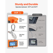 Load image into Gallery viewer, SucceBuy 1000kg/2000kg Digital Hanging Scale Portable with Remote Control Factory Crane Scale LCD Backlight Industrial Scales