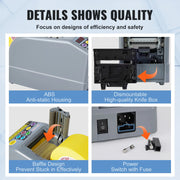 Load image into Gallery viewer, Amocart ZCUT-9 Automatic Tape Cutting Machine Paper Slitting Dispenser 6-60mm Adhesive Electric Tape Cutter for Product Package