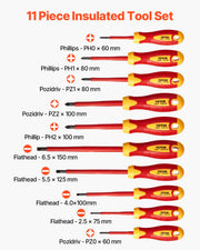Load image into Gallery viewer, SucceBuy Insulated Screwdriver Set Professional Electrical Screwdriver Set 1000V Insulated Electrician Tool Set Magnetic Phillip