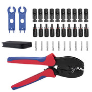 Load image into Gallery viewer, SucceBuy Crimping Tool Solar Connector Crimper Tool Kit Clear Metric & AWG Markings with Solar Connectors Wrenches Storage Case - AMOCART