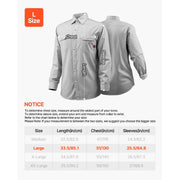 Load image into Gallery viewer, Amocart Flame Resistant Welding Jacket 7oz. FR Shirts for Men Machine Washable Cotton Heat-Resistant Welding Shirt - XL Size