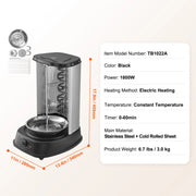 Bild in Galerie-Viewer laden, SucceBuy Shawarma Grill Machine Vertical Chicken Shawarma Cooker Machine Electric Stainless Steel Broiler Gyro Rotisserie Oven D
