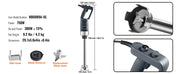 Bild in Galerie-Viewer laden, Amocart 16" Commercial Immersion Blender Heavy Duty Hand Mixer Multi-Purpose Portable Mixer for Soup Smoothie Puree Baby Food