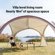 Load image into Gallery viewer, Sonuto Extra Large Dome Canopy Tent Pop-up Camping Gazebo with Mosquito Net Waterproof Sun Protection Pavilion for Outdoor Party