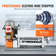 Bild in Galerie-Viewer laden, Amocart Electric/Manual Wire Stripping Machine Cable Stripper Wire Peeler 370W 1.5-36mm 11 Channels for Scrap Copper Recycling