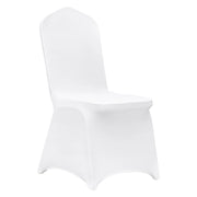 Bild in Galerie-Viewer laden, Amocart 12/30/50/100Pcs Wedding Chair Cover Spandex Stretch Slipcover for Restaurant Banquet Dining Party White Chair Cover