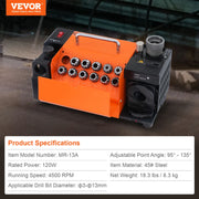 Load image into Gallery viewer, Amocart Drill Bits Sharpener 3-13mm Mill Grinder Sharpener Sharpening Angle Grinder with 11 Collets For Factory Workshop