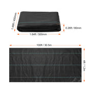 Load image into Gallery viewer, SucceBuy Woven PP Landscape Fabric Heavy Garden Weed Barrier Geotextile Fabric for Landscaping Driveway