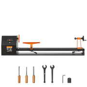 Load image into Gallery viewer, SucceBuy Benchtop Wood Lathe 10in x 18in / 14in x 40in US-120V Power Wood Turning Lathe Machine Variable Speeds for Woodworking