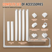 Load image into Gallery viewer, SucceBuy Mini Split Line Set Cover PVC Decorative Pipe Line Cover For Air Conditioner Easy to Install Paintable Heat Pump White - AMOCART