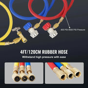 Load image into Gallery viewer, SucceBuy 3.5CFM 4CFM Single Stage Rotary Vane HVAC Air AC Vacuum Pump & A/C Refrigerant Kit Manifold Gauge Set Air Conditioning