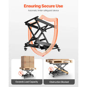 Load image into Gallery viewer, Amocart Electric Lift Table 330lbs Capacity Single Scissor Lift Table 8 - 28in Height Adjustable Platform for Material Handling