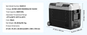 Load image into Gallery viewer, SucceBuy 20L 22L 35L 45L 55L Car Refrigerator Mini Fridge Freezer Portable Compressor Cooler DC 110-240V Ice Box for Camping