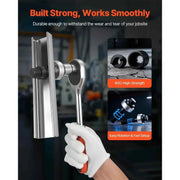 Load image into Gallery viewer, Amocart Knockout Punch Set 1/2 to 2 in SLUG-Buster Ratchet Knockout Set for Aluminum Mild steel Fiberglass Plastics 6 Die Sizes