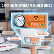 Load image into Gallery viewer, Amocart DZ-260S Chamber Vacuum Sealer 260W Vacuum Packing Machine with 10.2"Sealing Length for Wet Foods Meats Home Kitchen Use