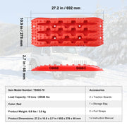 Load image into Gallery viewer, 10 TON Traction Boards with PP Material Recovery Boards for Off-road Vehicle Car Pickup SUV RV Pair Tire Traction Mats