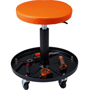 Bild in Galerie-Viewer laden, Amocart Mechanic Stool 250 LBS Rolling Pneumatic Creeper Garage/Shop Seat Padded Rolling Workshop Stool for Garage Auto Repair