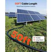 Load image into Gallery viewer, Amocart Solar Panel Wire 50 ft/65 ft/100 ft PV Tinned Copper Wire for Outdoor Home Off-Grid Photovoltaic Systems Black and Red