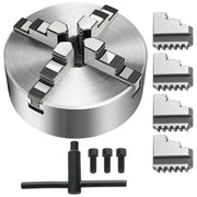 Load image into Gallery viewer, SucceBuy K72-125 Lathe Chuck 5Inch 4-Jaw Independent Reversible Jaw Metal Lathe Chuck Turning Machine Accessories for Lathes Use - AMOCART