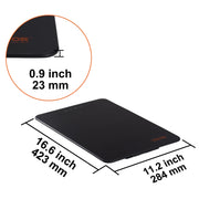 Load image into Gallery viewer, SucceBuy Electric Warming Tray 16.5"x 23.6"/11" Portable Tempered Glass Heating Tray with Temperature Control Perfect for Dinner - AMOCART