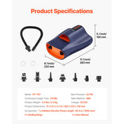 Bild in Galerie-Viewer laden, SucceBuy Paddle Board Pump 20/22/40 PSI High-Pressure Dual-Stage Inflation & Deflation Air Pump for Inflatable Paddle Boards