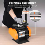 Load image into Gallery viewer, SucceBuy 45/57/75/76 mm Jewelry Rolling Mill Machine 3in1 Multi-function Rolling Mill for Metal Jewelry Making Sheet Square Wire