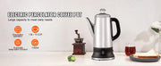 Load image into Gallery viewer, Amocart 12-Cup Electric Percolator Coffee Pot 304 Stainless Steel Coffee Percolator with Keep Warm Function