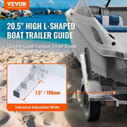 Load image into Gallery viewer, Amocart Boat Trailer Guide Adjustable Guide Poles 2PCSRustproof Galvanized Steel Trailer Guide for SkiBoat or Sailboat Trailer