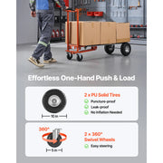 Load image into Gallery viewer, Amocart 1000 lbs 4 in 1 Hand Truck Convertible Dolly with Non-Slip Handle Aluminum Alloy Portable Trolley for Moving Home
