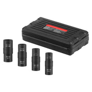 Load image into Gallery viewer, SucceBuy Lug Nut Impact Socket Set 1/2 in Drive Metric SAE 6-Point Flip Socket Set 4 Total Lug Nut Sizes CR-MO Wheel Socket Set
