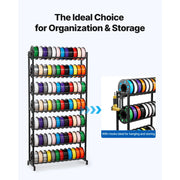 Load image into Gallery viewer, Amocart 3D Printer Filament Storage Rack 7Tier Heavy Duty Storage Shelves for 3D Printing Filaments Filament Spool Holders Rack