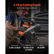 Load image into Gallery viewer, Amocart 20V Portable Band Saw 2.5-In/5-In Deep Cut 360W Bandsaw 0-120/192 m/min Variable Speed with Brushless Motor Hang Hooks